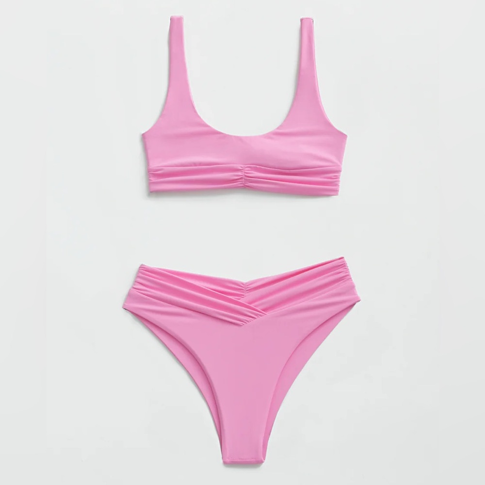 Riot Swim Bubblegum Pink Pico Bikini Set